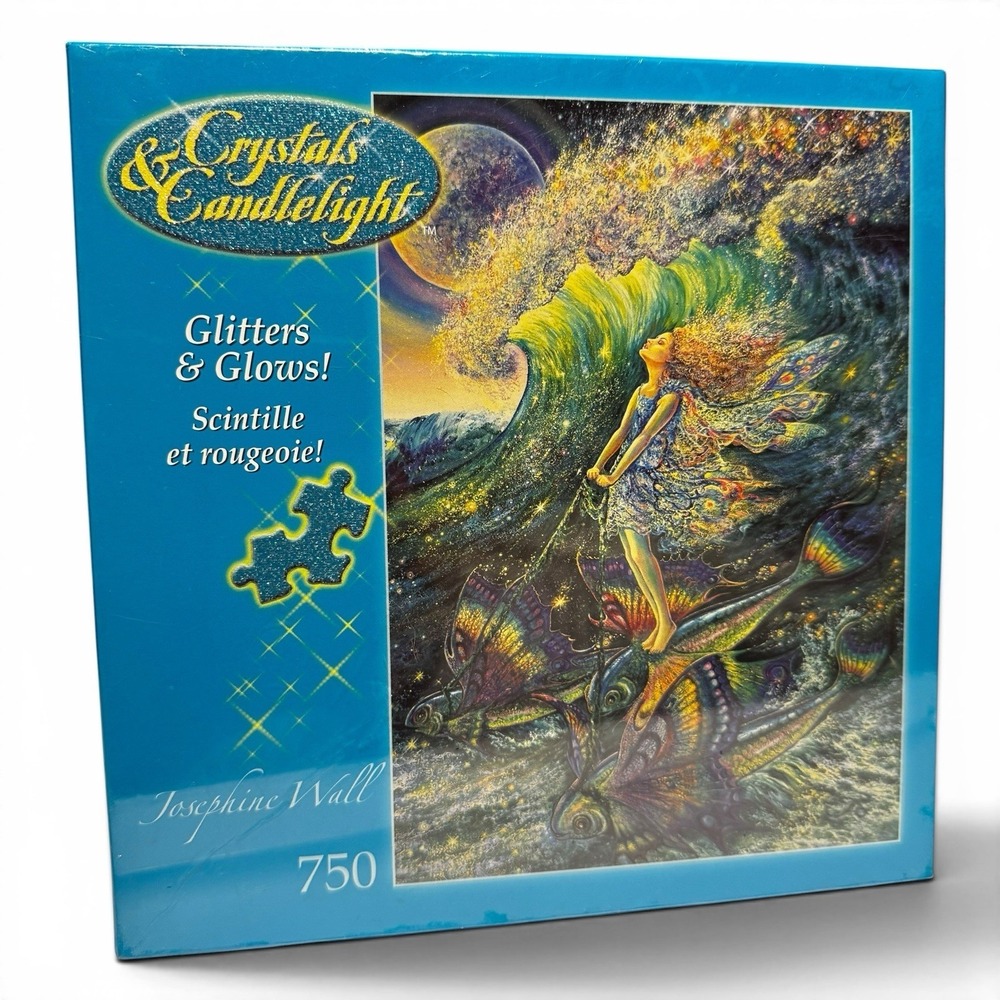 Crystals & Candlelight Glitters & Glows 750 Pc Puzzle‎ Surfer's Dream